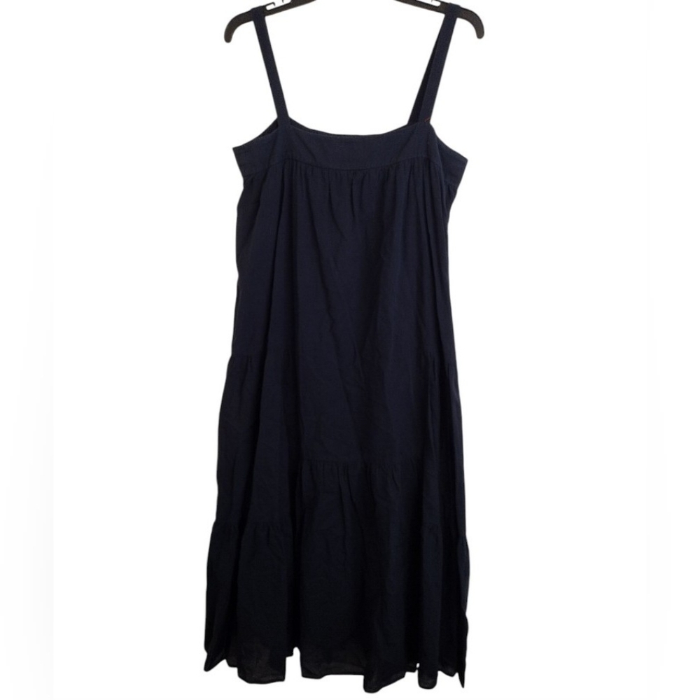 Jenni Kayne Navy Sleeveless Tiered Dress Size Medium